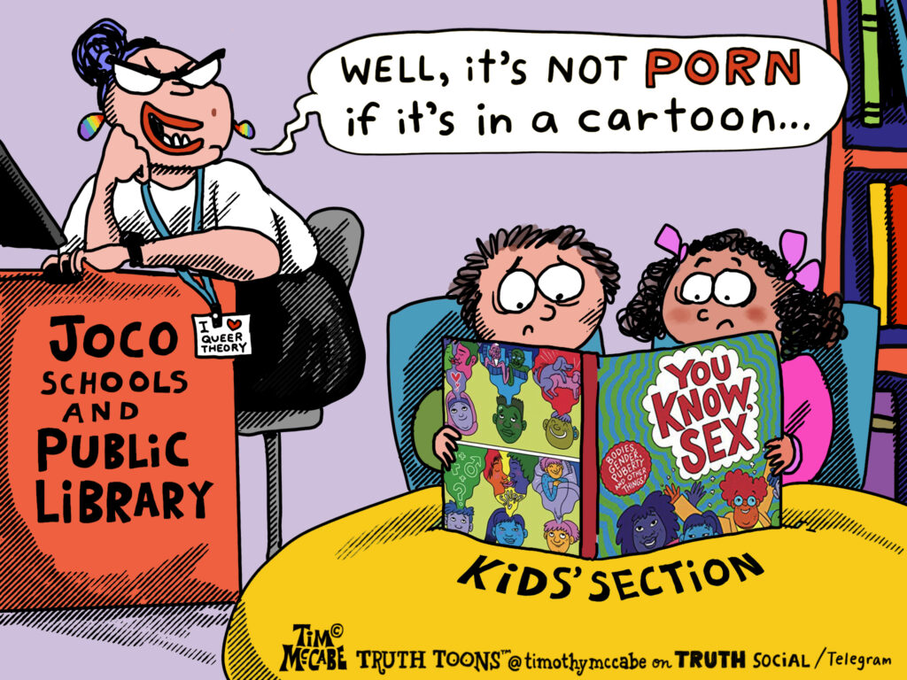 Highly Charged Sexual Content in County Libraries in Kansas is Available to Our Kids