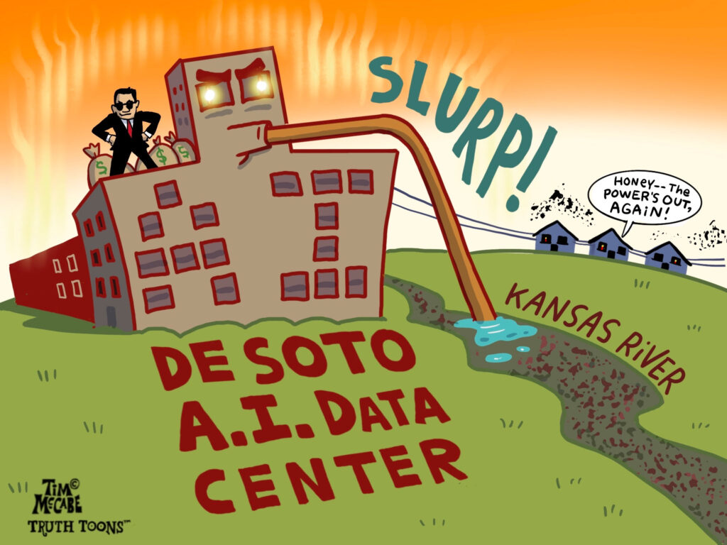 Kansas AI Data Center with Tax Incentive of $50 BILLION Citizens Not Adequately Notified