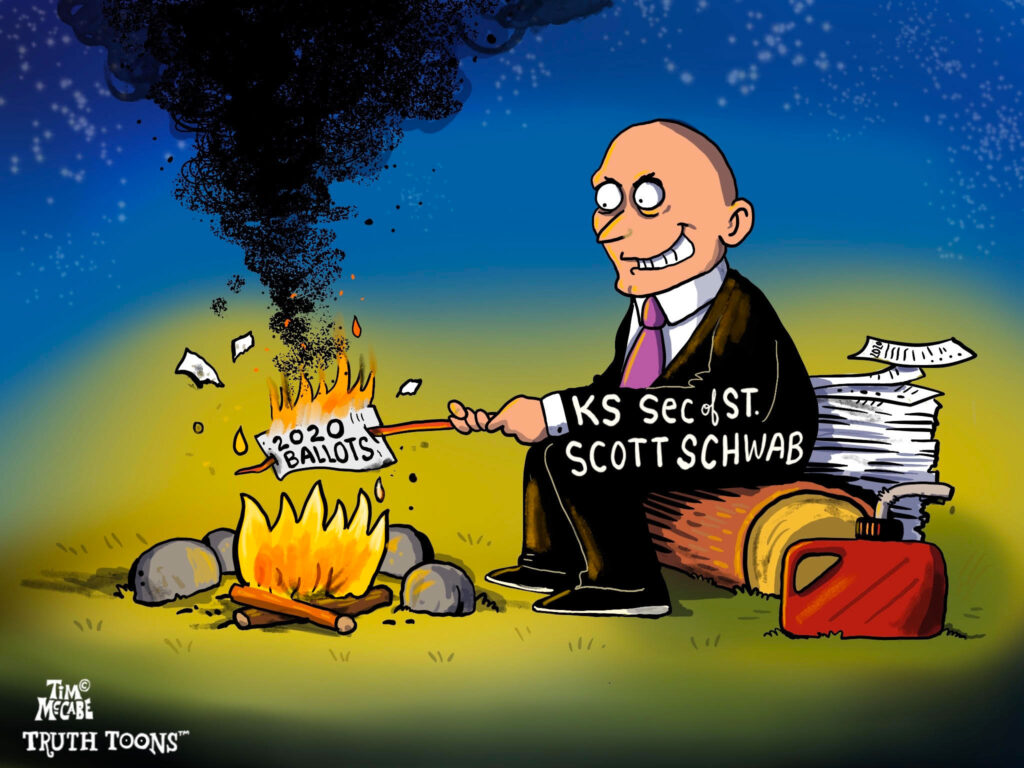 Kansas Secretary of State Scott Schwab Voter Rolls a Dirty Business