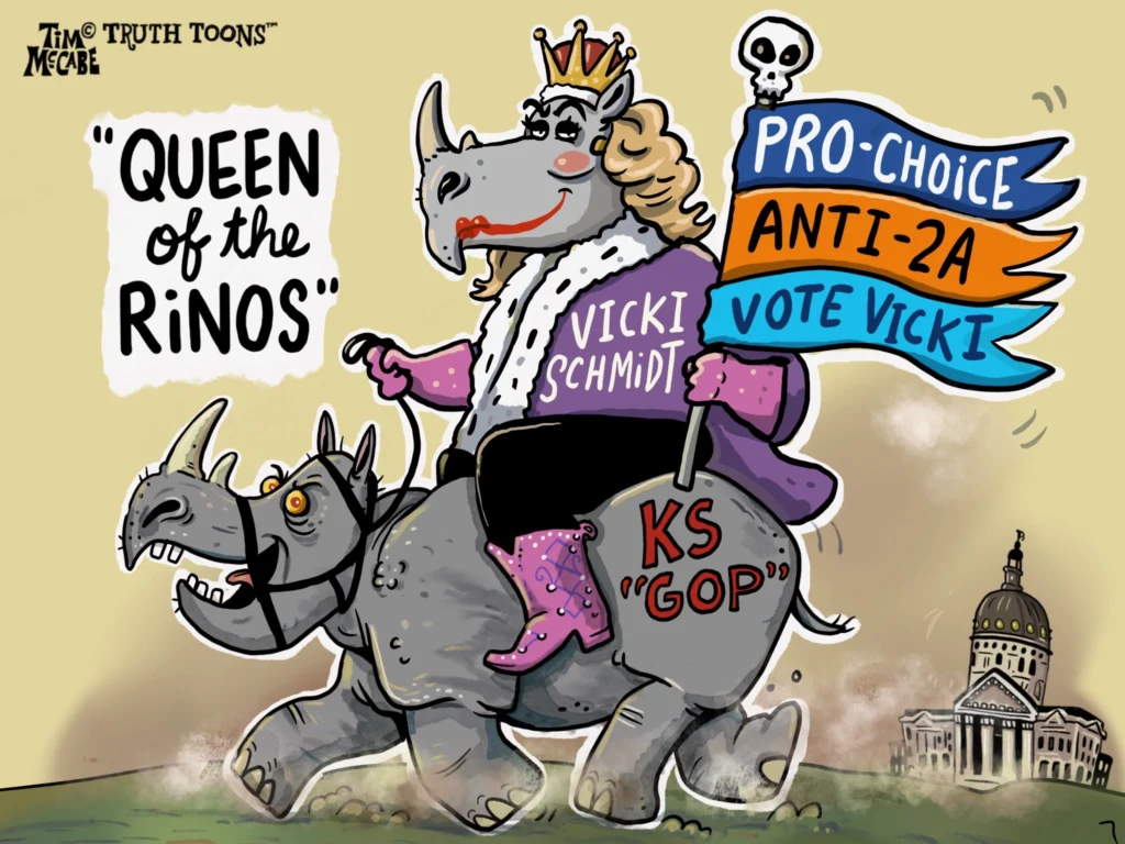 Vicki Schmidt - Queen of the RINOs, Keep Kansas Strong - Charlotte O'Hara for Governor