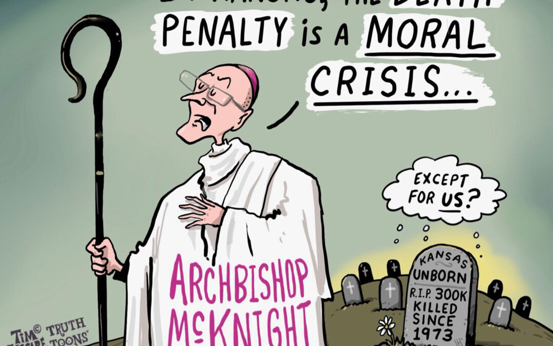Death Penalty in Kansas: Since 1965 Zero Murderers Executed vs. Since 1973 – 300,000 Unborn Babies Executed